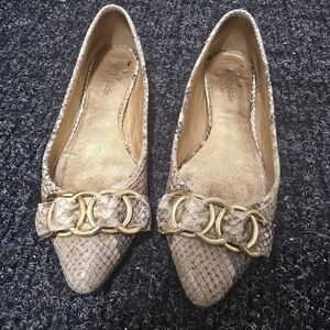 Kate Spade Snake Print Flats